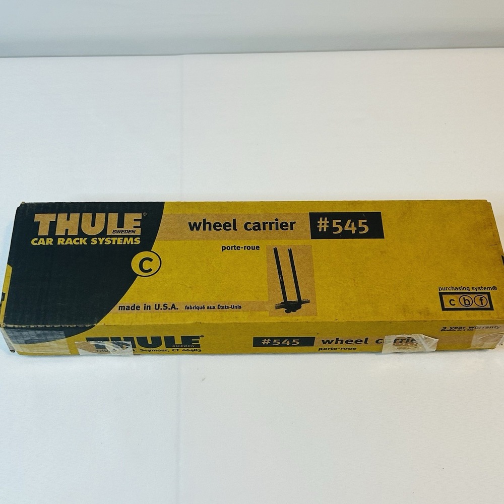 Thule Car Rack Systems Wheel Carrier 545 C Black Bike Roof Rack Accessory NEW